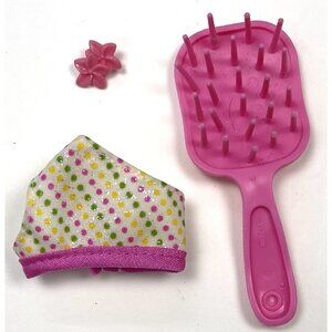 2006 MATTEL Barbie Beach Glam Replacement Parts Swim Top Hairpiece Comb K8383